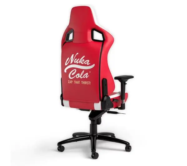 Noblechairs EPIC Fallout Nuke Cola Edition Gamingowy do 120kg Skóra ECO Czerwono-biały - Kup na Raty - RRSO 0%