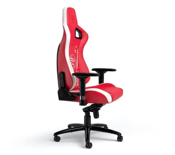 Noblechairs EPIC Fallout Nuke Cola Edition Gamingowy do 120kg Skóra ECO Czerwono-biały - Kup na Raty - RRSO 0%
