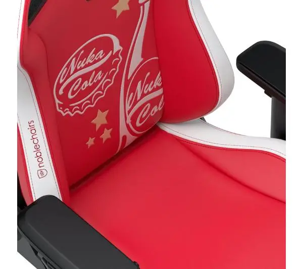 Noblechairs EPIC Fallout Nuke Cola Edition Gamingowy do 120kg Skóra ECO Czerwono-biały - Kup na Raty - RRSO 0%