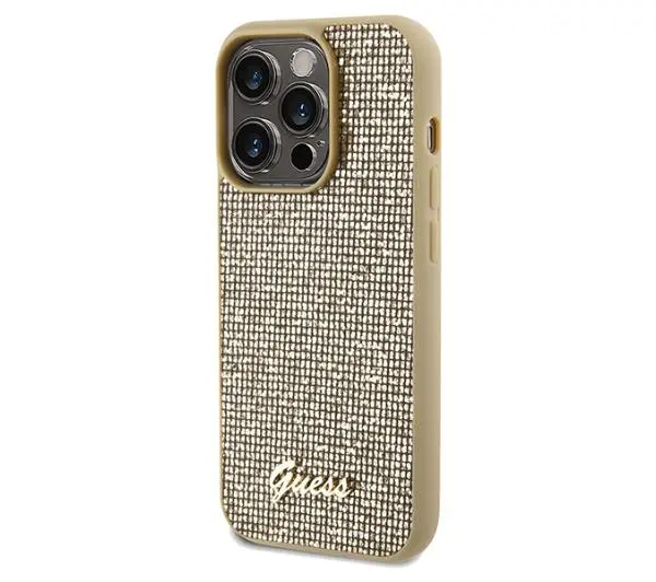 Guess Disco Metal Script GUHCP14XPMSDGSD do iPhone 14 Pro Max Złoty