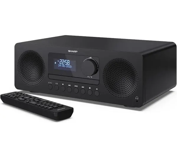 Zdjęcia - System audio Sharp XL-B720D 30W Bluetooth Radio FM, DAB+ Czarny 