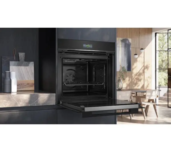 Siemens iQ700 HB774G1B1 Termoobieg AirFry Zdalne sterowanie Czarny - Kup na Raty - RRSO 0%