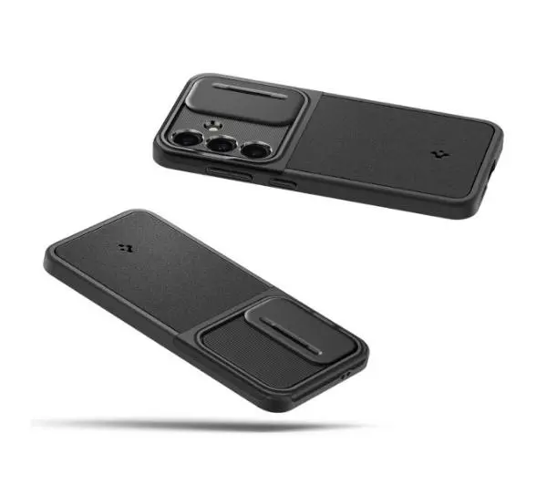 Spigen Optik Armor ACS07363 do Galaxy S24 Czarny