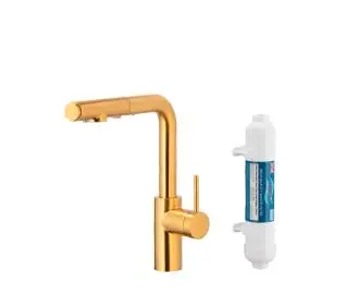 KFA Armatura Arura Duero Pure Basic Pull-Out 6623-112-31 Złoty Stal szlachetna - TRZECI -55%, ALBO 5-TY ZA 1ZŁ - Kup na Raty - RRSO 0%