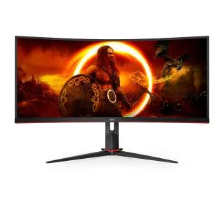 AOC CU34G2XE/BK  34" UWQHD VA 144Hz 1ms MPRT Zakrzywiony Gamingowy - Kup na Raty - RRSO 0%