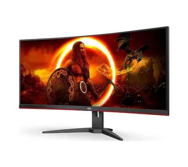 AOC CU34G2XE/BK  34" UWQHD VA 144Hz 1ms MPRT Zakrzywiony Gamingowy - Kup na Raty - RRSO 0%