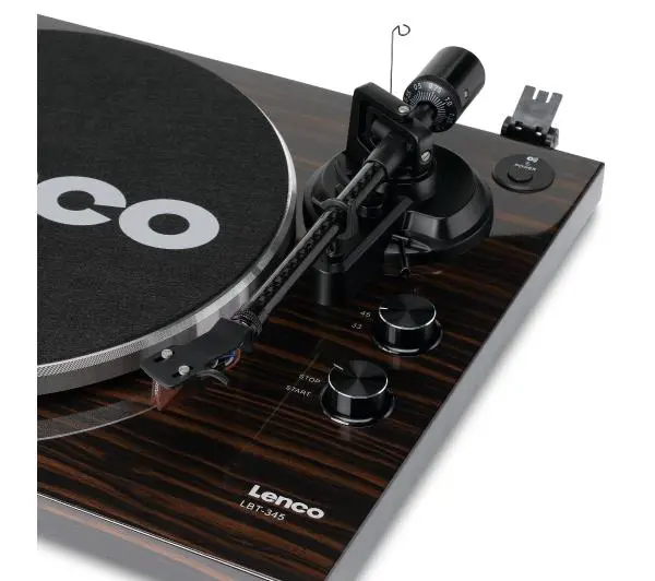 Lenco LBT-345WA Manualny Napęd paskowy Przedwzmacniacz Bluetooth Orzech - Kup na Raty - RRSO 0%