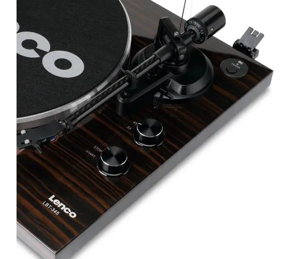 Lenco LBT-345WA Manualny Napęd paskowy Przedwzmacniacz Bluetooth Orzech - Kup na Raty - RRSO 0%
