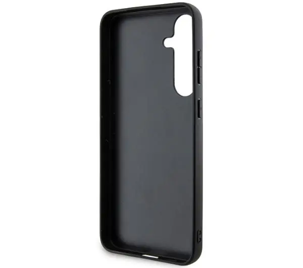BMW Leather Half Textured & Circle MagSafe do Samsung Galaxy S24 Czarny