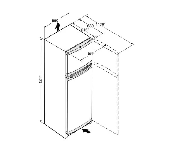 Liebherr CTPe211-26 124,1cm Biały - TRZECI -55%, ALBO 5-TY ZA 1ZŁ - Kup na Raty - RRSO 0%