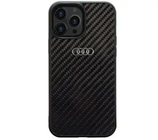 AUDI Carbon fiber AU-TPUPCIP14P-R8/D2-BK do iPhone 14 Pro Czarny