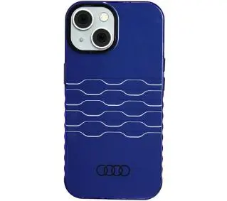 AUDI IML MagSafe Case AU-IMLMIP15-A6/D3-BE do iPhone 15 Niebieski