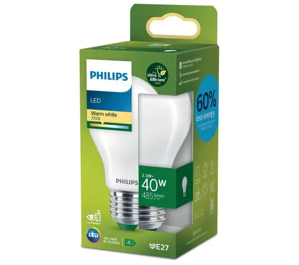 Philips 2,3W (40W) E27