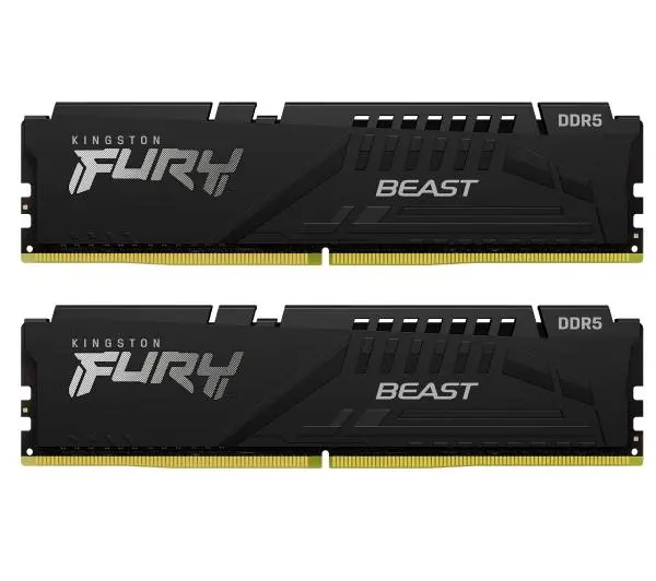 Фото - Оперативна пам'ять Kingston Fury Beast DDR5 64GB  6400 CL32 EXPO Czarny (2 x 32GB)