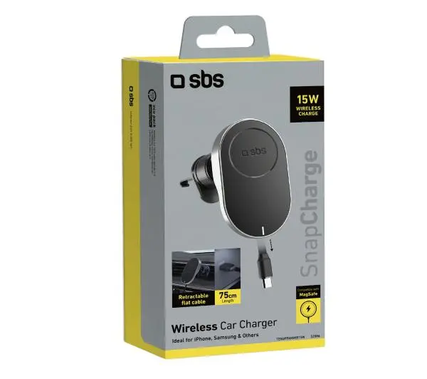 SBS SnapCharge 15W Czarny