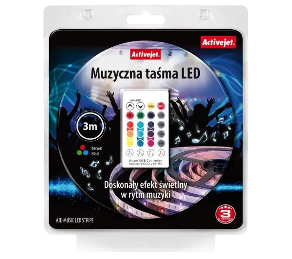 ActiveJet AJE-LED Music Stripe 3m