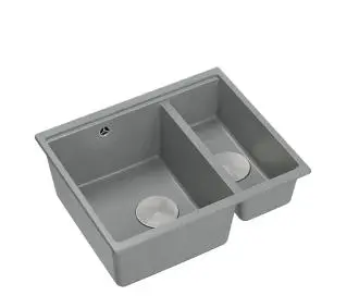 Quadron LOGAN 150 HCQL5646U5-BS_U Granitowy Silver stone/Stal szlachetna - TRZECI -55%, ALBO 5-TY ZA 1ZŁ - Kup na Raty - RRSO 0%