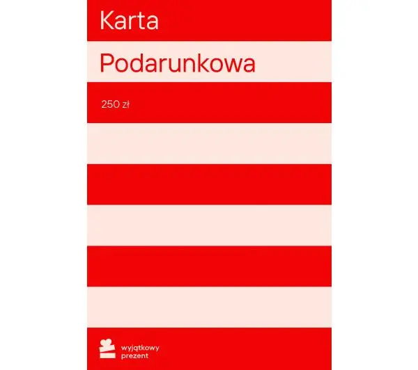 Karta Podarunkowa Gift Card 250zł [Bon Agencyjny]
