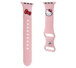 Hello Kitty do Watch 38/40/41mm strap Silicone Kitty Head Różowy
