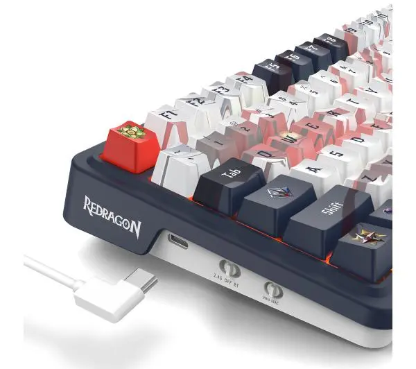 Redragon K686AK RGB PRO EISA Niebiesko-biały