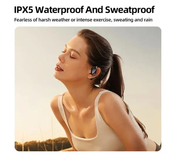Joyroom Openfree JR-OE1 Douszne Bluetooth 5.3 Różowy