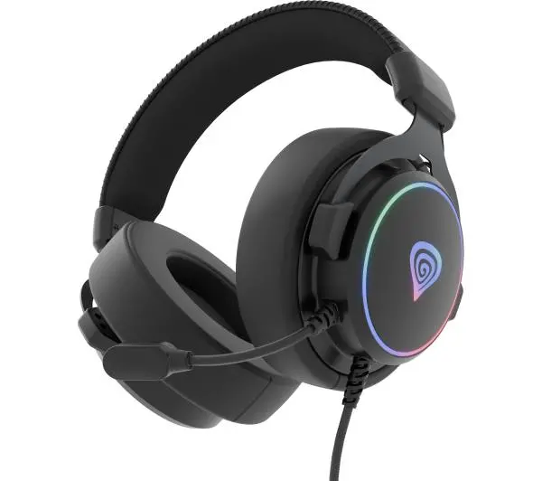Genesis Neon 764 Nauszne Czarny
