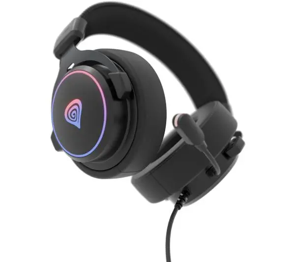 Genesis Neon 764 Nauszne Czarny