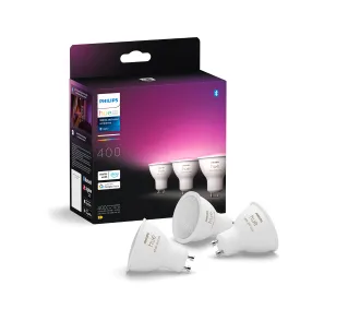 Philips Hue White and Colour Ambiance GU10 400lm 4,2W RGB 3szt. - Kup na Raty - RRSO 0%