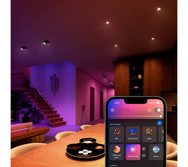 Philips Hue White and Colour Ambiance GU10 400lm 4,2W RGB 3szt. - Kup na Raty - RRSO 0%