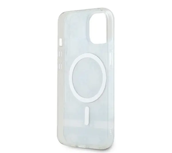 DKNY IML Checkered Mono Pattern & Printed Stripes MagSafe do iPhone 14 Czarny