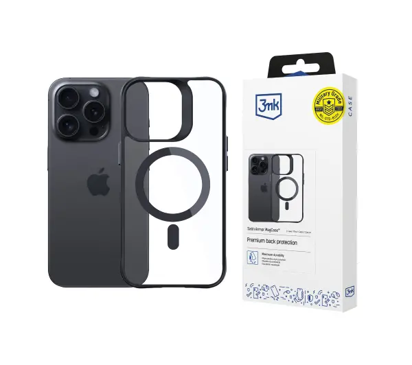 3mk Satin Armor MagCase do iPhone 14 Pro Max Czarny