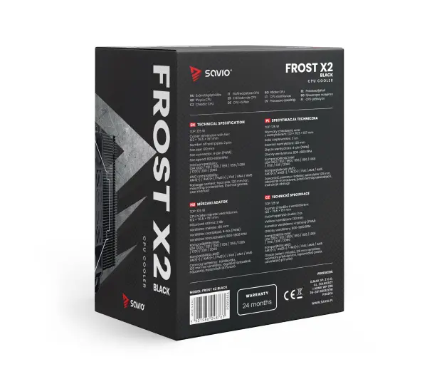 Savio Frost Black X2