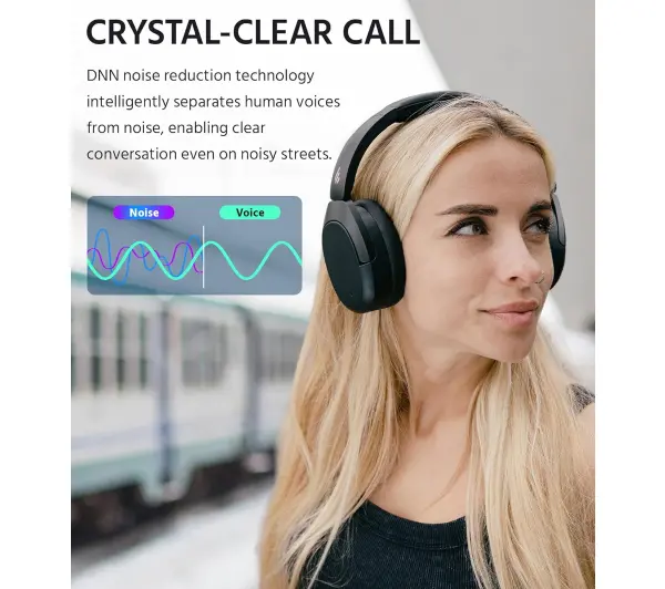 Edifier W830NB Nauszne Bluetooth 5.4 Funkcje AI Czarny