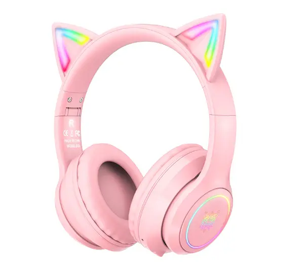 Onikuma B90 RGB Nauszne Różowy