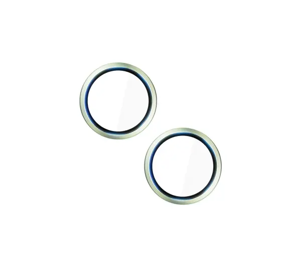 Szkło hartowane na obiektyw 3MK Hardy Lens Protection Pro do Apple iPhone 15/15 Plus Zielony