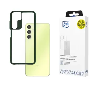 3mk Satin Armor Case+ do Samsung Galaxy A25 5G Przezroczysty-zielony