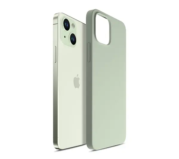 3mk Hardy Silicone MagCase do iPhone 15 Zielony