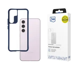 3mk Satin Armor Case+ do Samsung Galaxy S24 Przezroczysty-niebieski