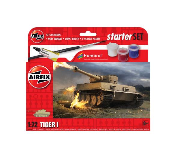 Zdjęcia - Model do sklejania (modelarstwo) AIRFIX A55004 Starter Set - Tiger 1 