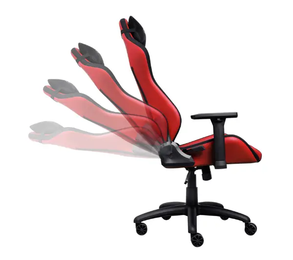 Trust GXT 714R Ruya Gamingowy do 150kg Tkanina Skóra ECO Czerwony - Kup na Raty - RRSO 0%