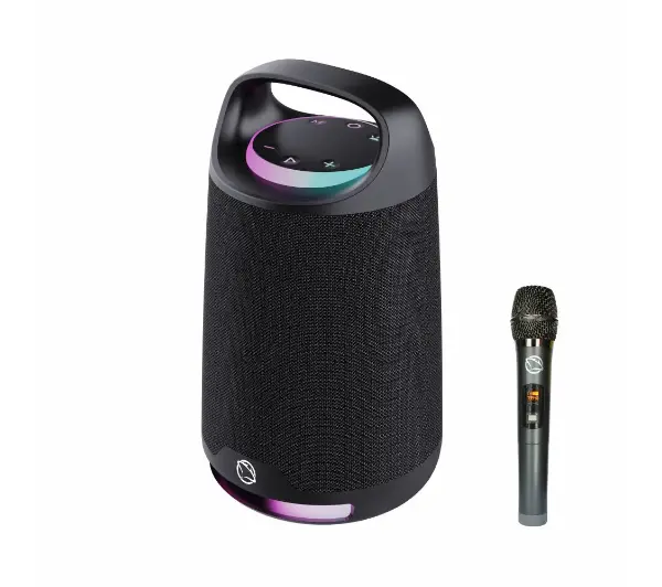 Manta SPK330B OTUS 120W Bluetooth Mikrofon Karaoke Czarny