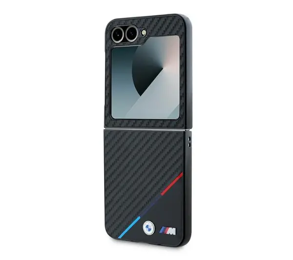 BMW Carbon Tricolor do Z Flip 6 Czarny
