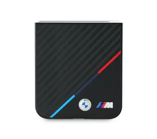 BMW Carbon Tricolor do Z Flip 6 Czarny