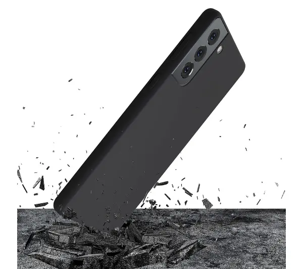3mk Silicone Case do Samsung Galaxy S21 Plus Czarny
