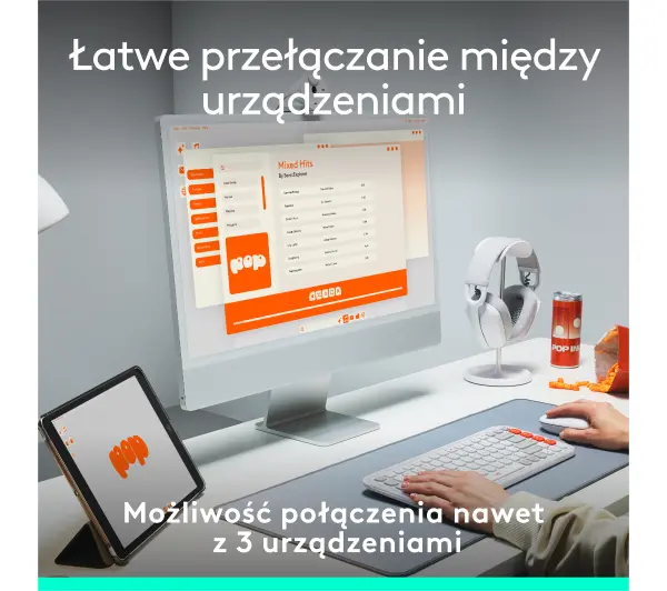 Logitech POP Icon Keys Różowy