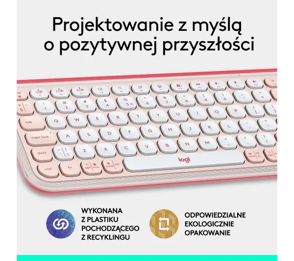 Logitech POP Icon Keys Różowy