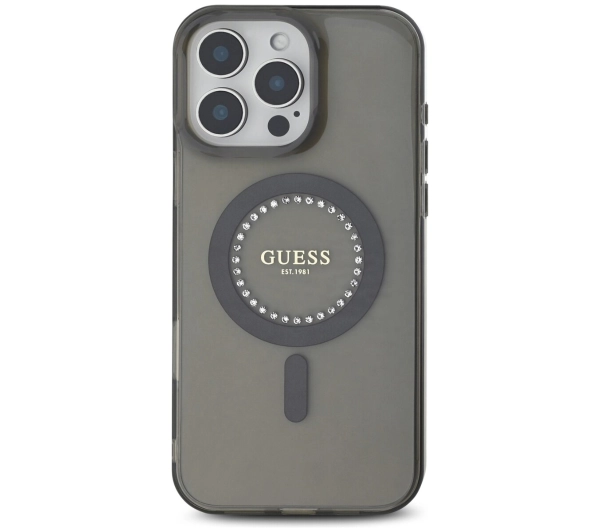 Guess hardcase 4G Classic iPhone 16 Pro Czarny
