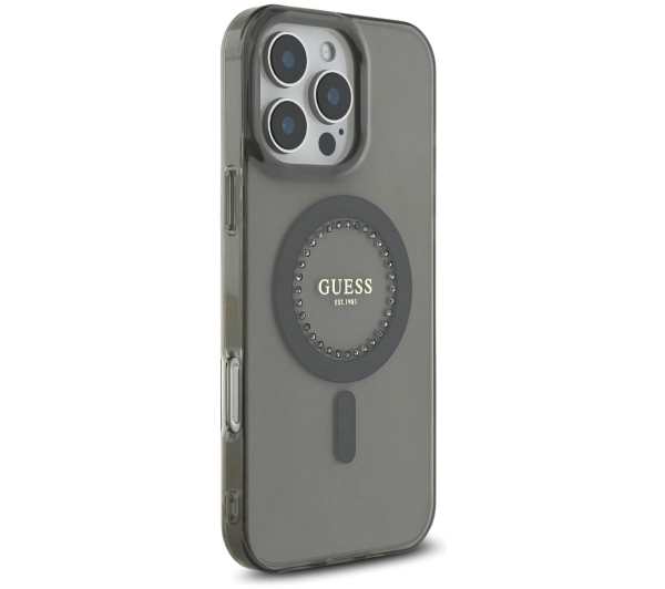 Guess hardcase 4G Classic iPhone 16 Pro Czarny
