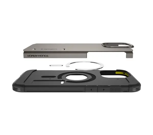 Spigen Tough Armor MagSafe do iPhone 16 Pro Max Szary