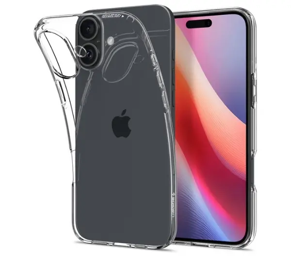 Spigen Liquid Crystal do iPhone 16 Plus Przezroczysty